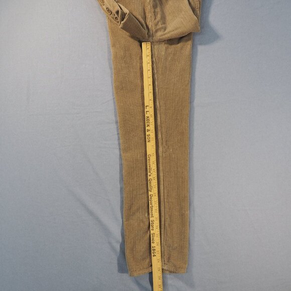 Reformation Corduroy Pants Womens 29 Tan Cynthia High Rise Button Fly Academia - Picture 8 of 12